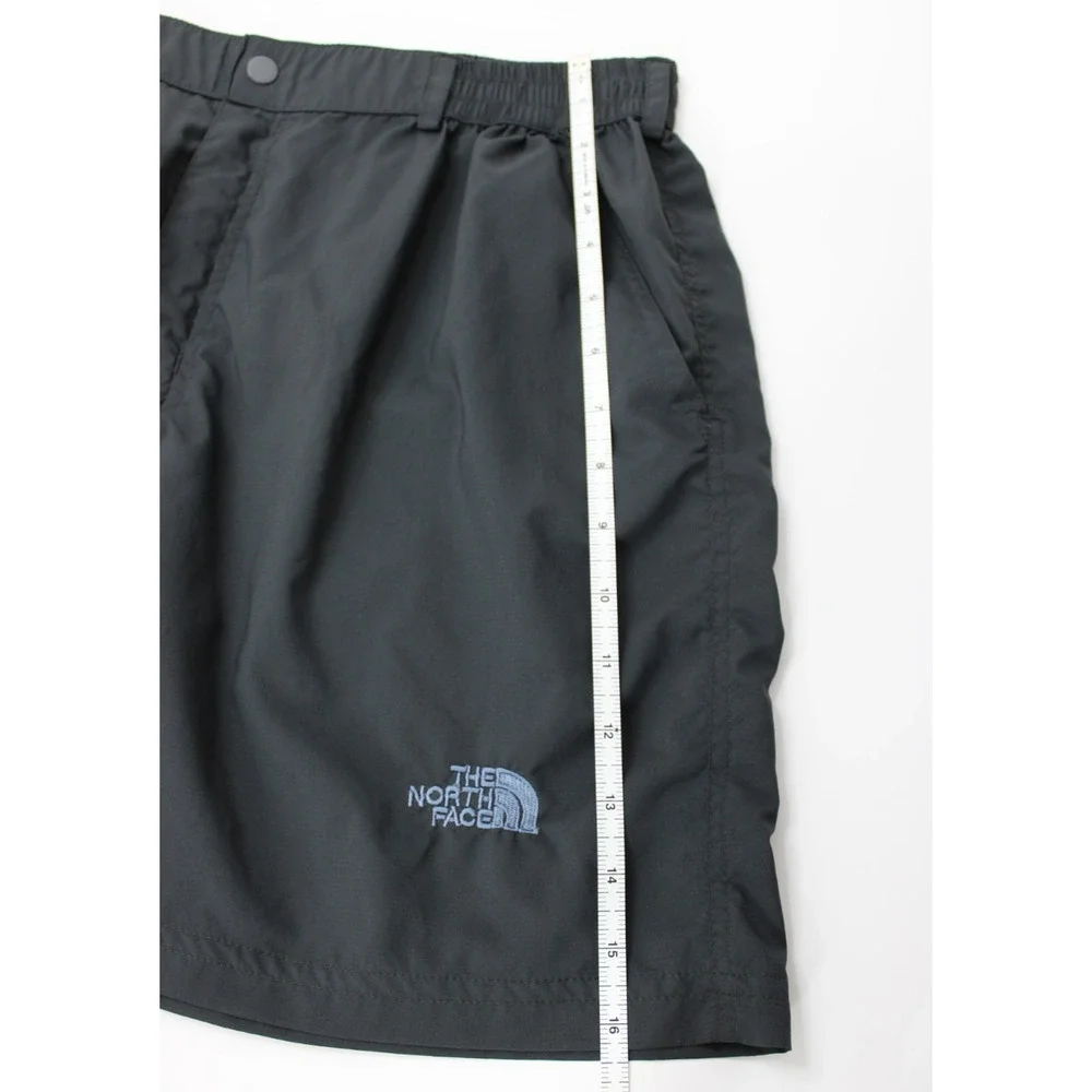 Vintage The North Face Men’s Summit Series Shorts Black Size XL Snap Zip TNF-538